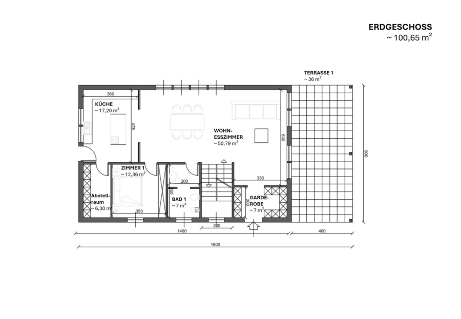 Villa del Sasso - Italien - Grundriss