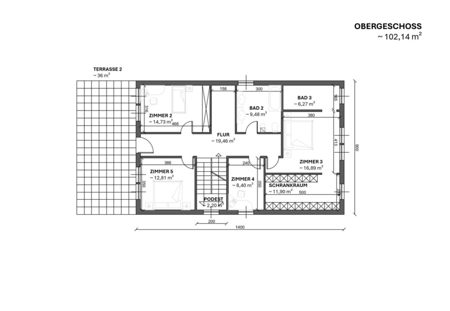 Villa del Sasso - Italien - Grundriss