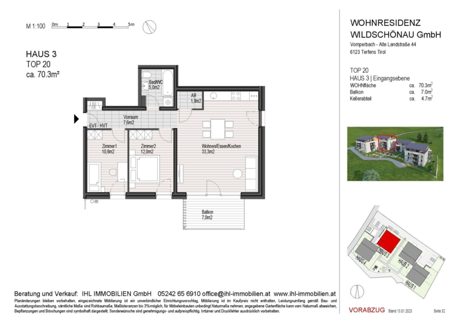 Top 16 - 5-Zimmer, DG - Grundriss