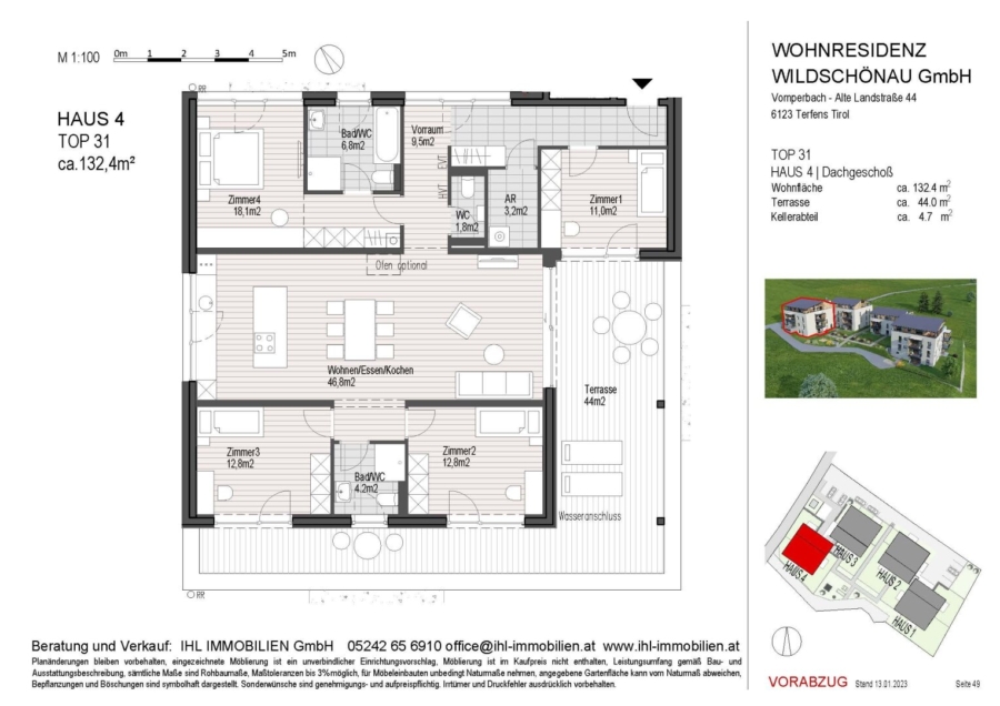 Top 31 - 5-Zimmer, DG - Grundriss