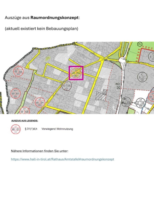 Liebhaberobjekt in Villenlage von Hall - Grundriss