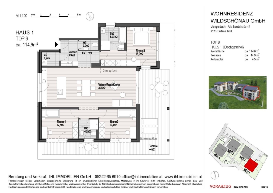 Top 9 - 4-Zimmer, DG - Grundriss