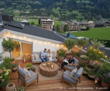 Top 11 – 4-Zimmer, DG, 6263 Fügen, Penthouse