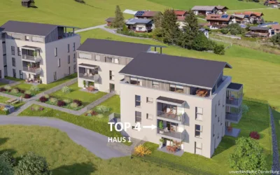 Top 4 – 2-Zimmer, 1. OG, 6311 Oberau, Etagenwohnung