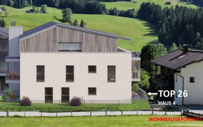 Top 26 – 2-Zimmer, 1. OG – WOHNBAUGEFÖRDERT, 6311 Oberau, Erdgeschoß zum Kauf