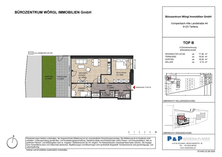 TOP A - 5-Zimmer-Wohnung - EG - Grundriss