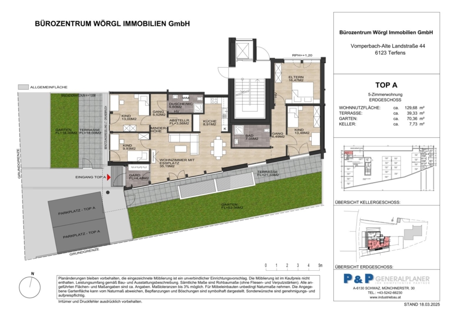 TOP A - 5-Zimmer-Wohnung - EG - Grundriss
