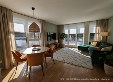 Top 6 – 3-Zimmer, 1. OG, 6263 Fügen, Etagenwohnung